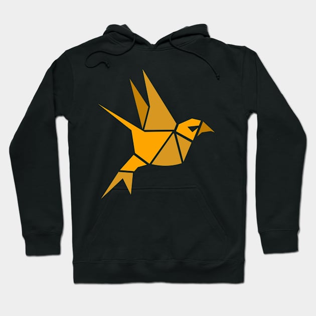 Origami Pigeon Hoodie by Fox1999